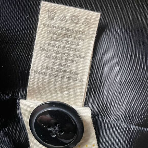 Fossil Gold Sequin Lapel Black Blazer - Picture 6 of 6